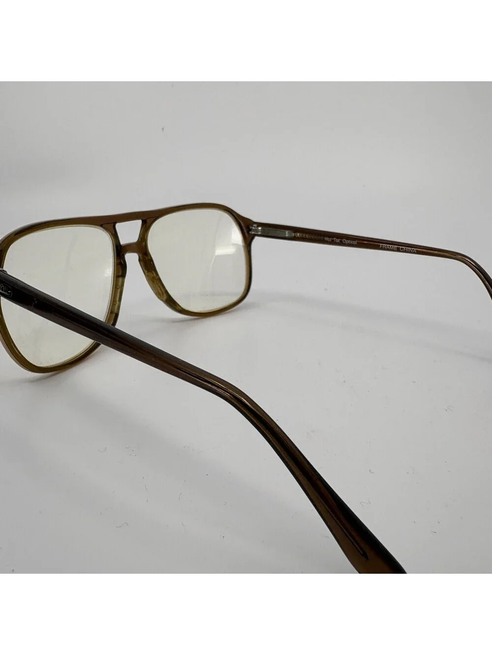 Stetson 39N Brown Hue Eyeglasses Frame Only 58-16 145mm China Vintage